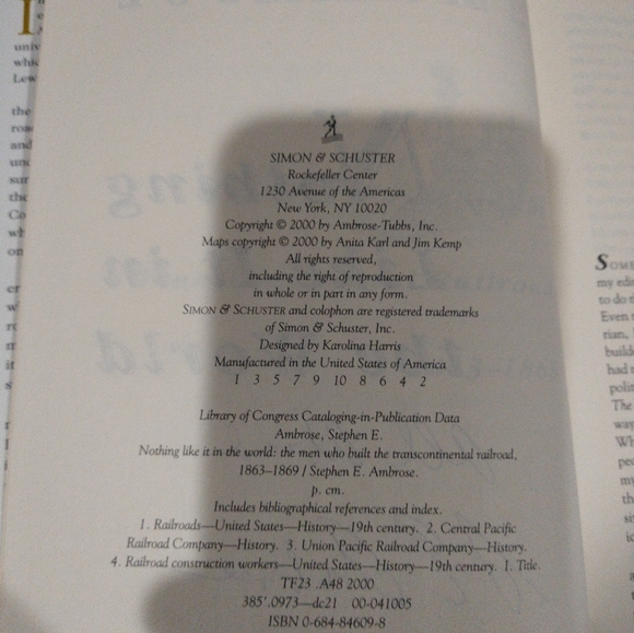 Rare Signed Stephen E. Ambrose, Nothing Like It in the World - Picture 4 of 4